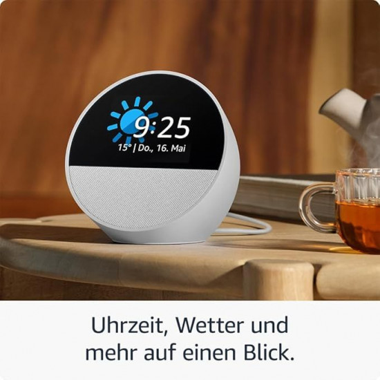 Neue Amazon Echo Spot (2024) - Weiß