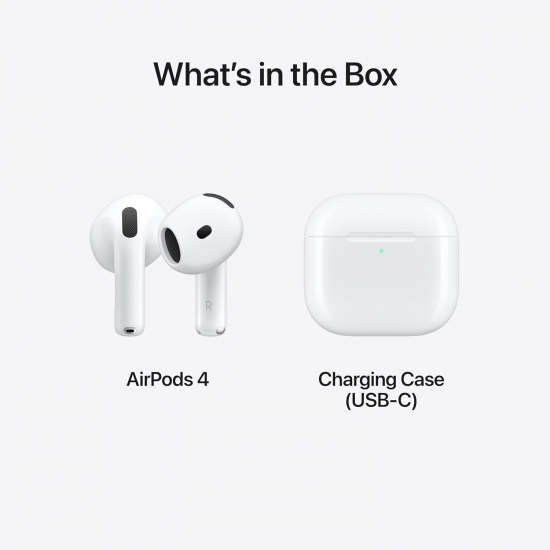 Apple AirPods 4 Kabellose Kopfhörer (Ohne aktive Geräuschunterdrückung)