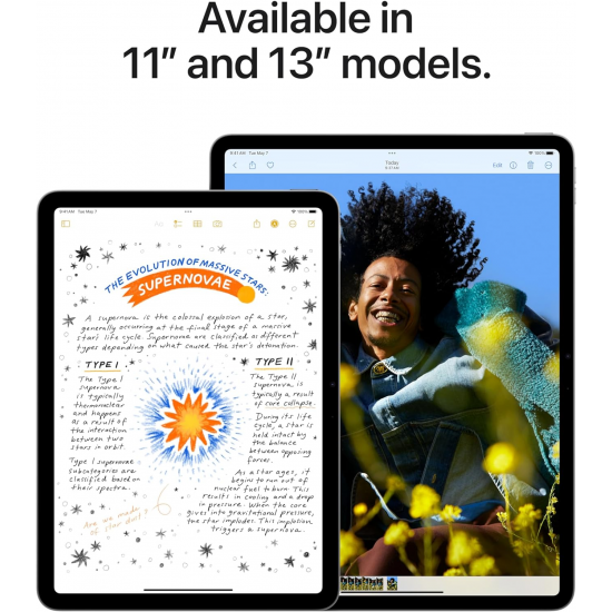 Apple 13" iPad Air 2024 (M2): Liquid Retina Display, 256 GB, WLAN – Space Grau