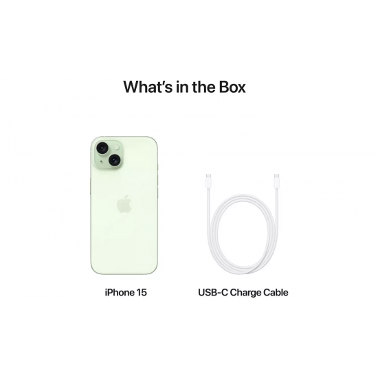 Apple iPhone 15 (128 GB) - Grün