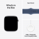 Apple Watch Series 10 (GPS, 46mm) - Silbernes Aluminiumgehäuse mit M/L Denim Sportband