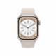Apple Watch Series 8 41 mm (GPS) Polarstern Aluminiumgehäuse mit S/M Polarstern Sportarmband