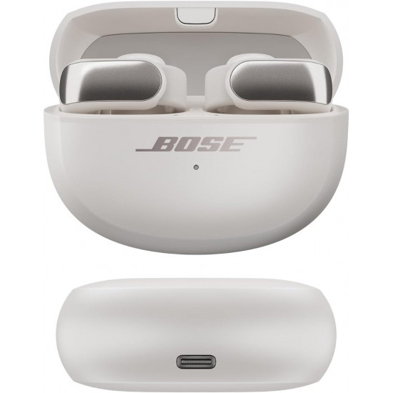 Bose Ultra Open Ear Earbuds, Open Ear kabellose Earbuds - Rauchweiß