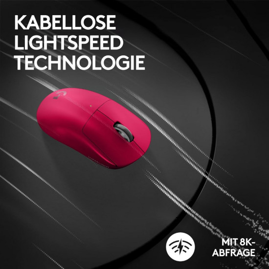 Logitech G PRO X SUPERLIGHT 2 LIGHTSPEED Kabellose Gaming-Maus - Magenta