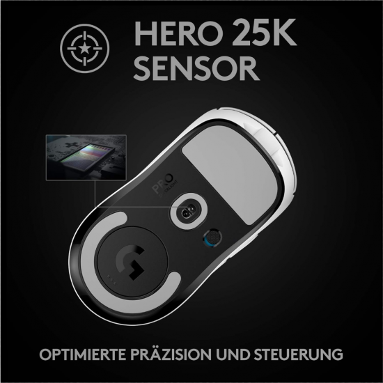 Logitech G PRO X (Superlight Wireless) - Weiß