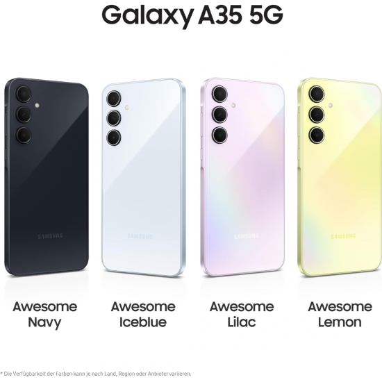 Samsung Galaxy A35 5G Smartphone (Dual-SIMs, 6+128 GB) – Awesome Lemon