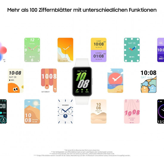 Samsung Galaxy Fit3 Smartwatch - Silber