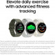 Samsung Galaxy Watch 7 BT 44 mm Smartwatches Aluminium Nitrilkautschuk - Green