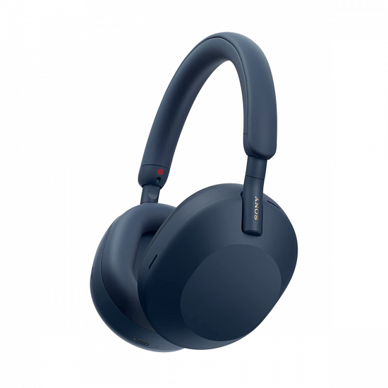 Sony Kabellose Kopfhörer mit Noise Cancelling WH-1000XM5 - Midnight Blue, Blau