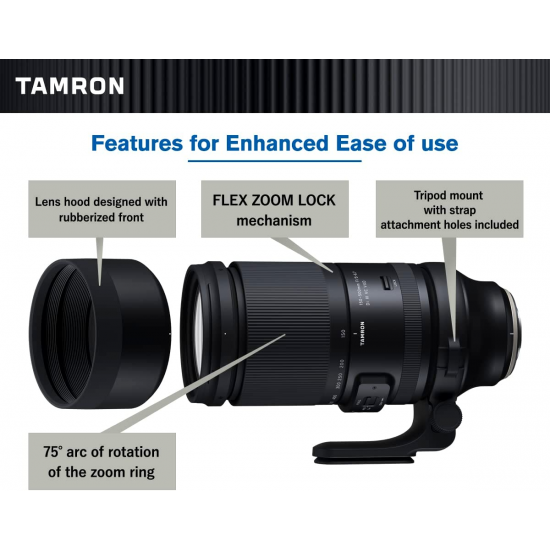 Tamron 150-500 mm F5-6,7 Di III VC VXD Objektiv (Fuji X)