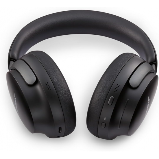 Bose QuietComfort Ultra – Kabellose Kopfhörer mit Geräuschunterdrückung und räumlichem Audio (Schwarz)