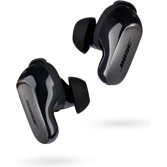 Bose QuietComfort Ultra Earbuds - Kabellose Ohrhörer mit Geräuschunterdrückung und räumlichem Audio (Schwarz)