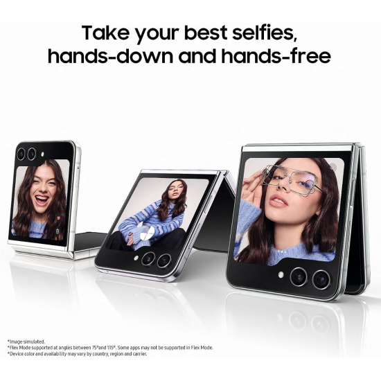 Samsung Galaxy Z Flip 5 5G Smartphone (8+256 GB) – Lavendel