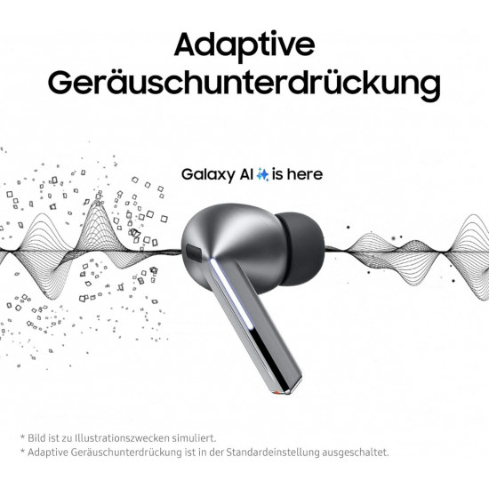 Samsung Galaxy Buds 3 Pro SM-R630 wireless In-Ear-Kopfhörer - Weiß